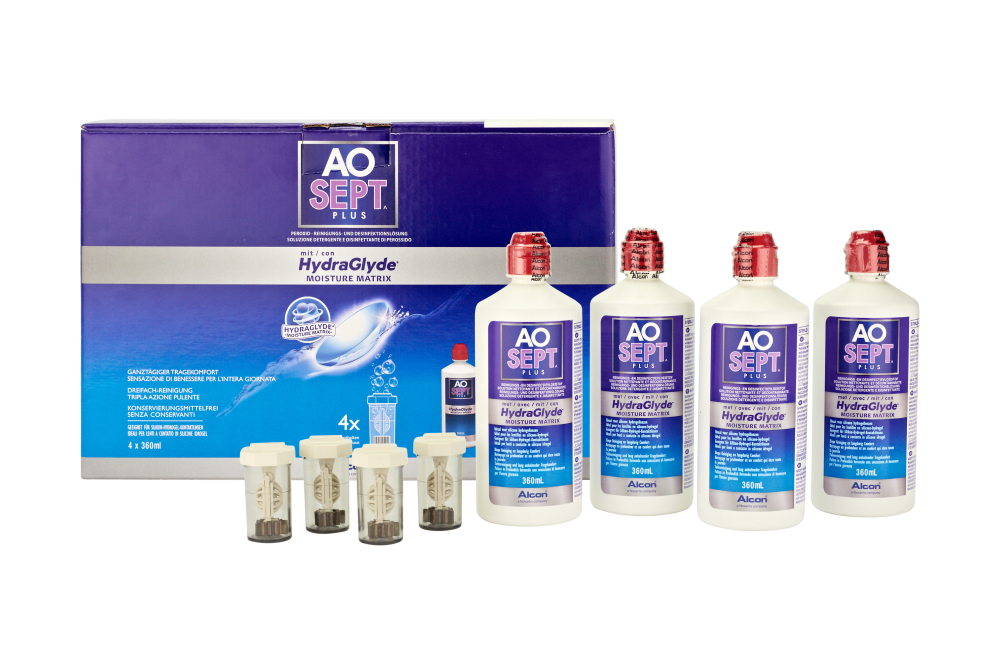 Aosept Plus Aosept Plus HydraGlyde Multipack