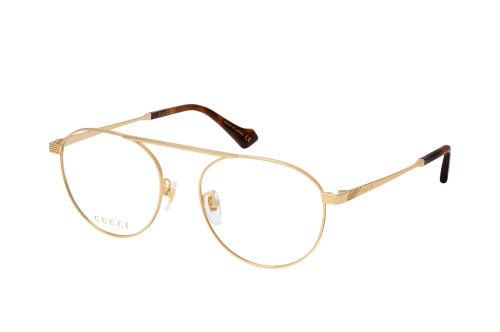 Gucci gold clearance round frame glasses