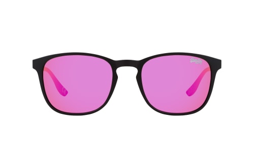 Superdry SDS 5010 Women's Sunglasses 104P Matte Black Pink/Pink Mirror