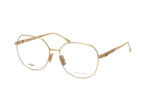 Fendi gold shop frame glasses