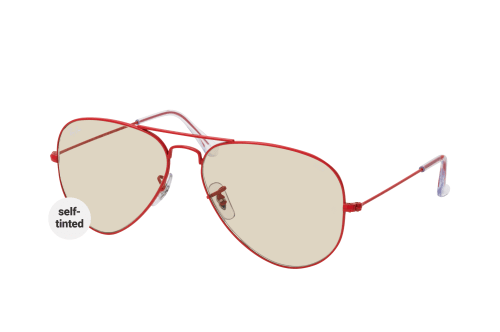 Red tinted best sale ray bans