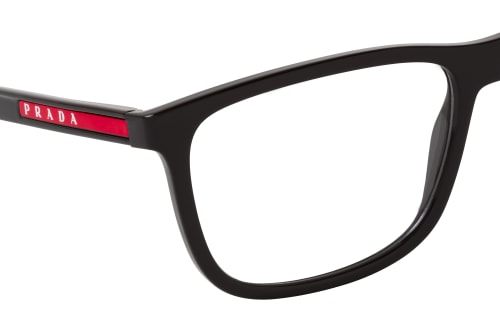 Eyeglasses Prada Linea Rossa PS 1 LV 1AB1O1 Lifestyle Black 