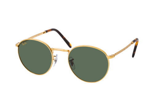 Round aviator shop sunglasses ray ban