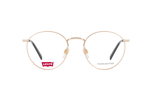  Levi's LV 1007 Oval Prescription Eyeglass Frames, Gold/Demo  Lens, 50mm, 21mm : Clothing, Shoes & Jewelry