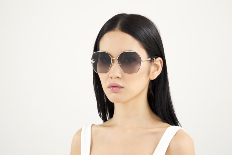 Gucci urban sales folk oval sunglasses