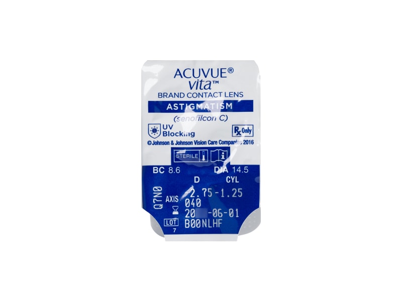 Acuvue ACUVUE Vita for Astigmatism Lentilles mensuelles Mister Spex