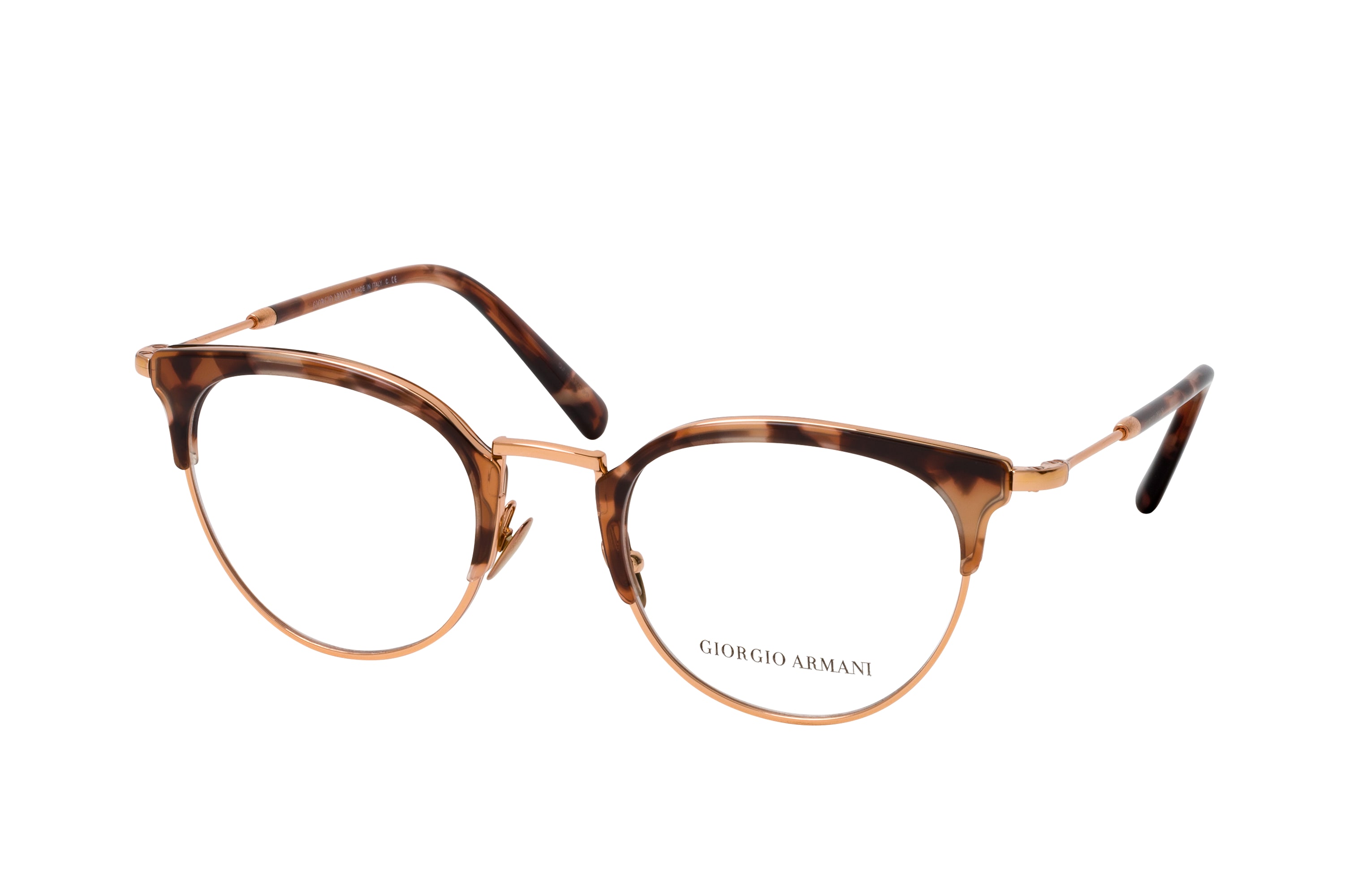 Tortoiseshell Effect Glasses in Multicoloured - Giorgio Armani