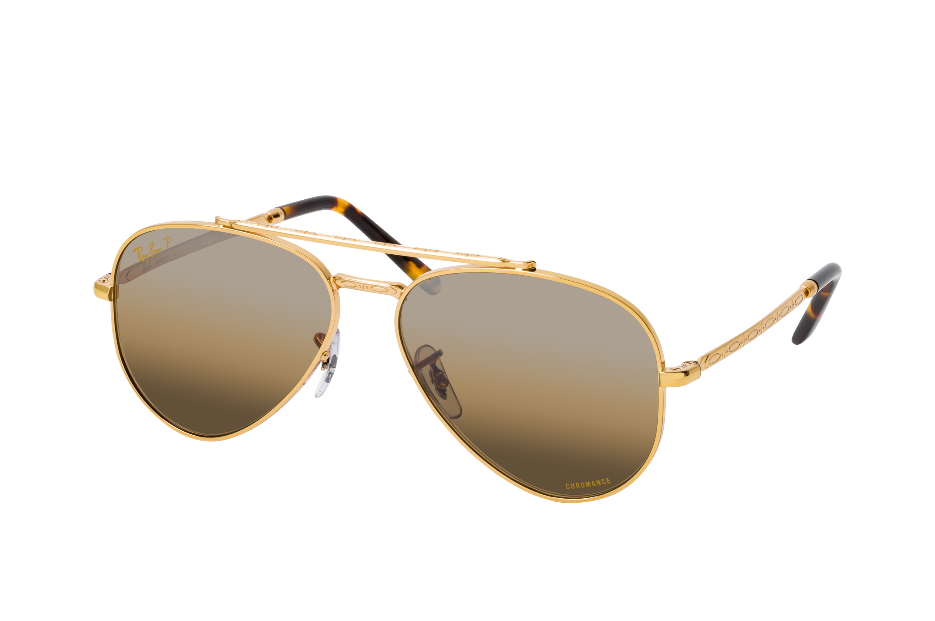 RAY-BAN: Lunettes de soleil homme - Marron | Lunettes De Soleil Ray-Ban RB  3625 NEW AVIATOR POLAR en ligne sur