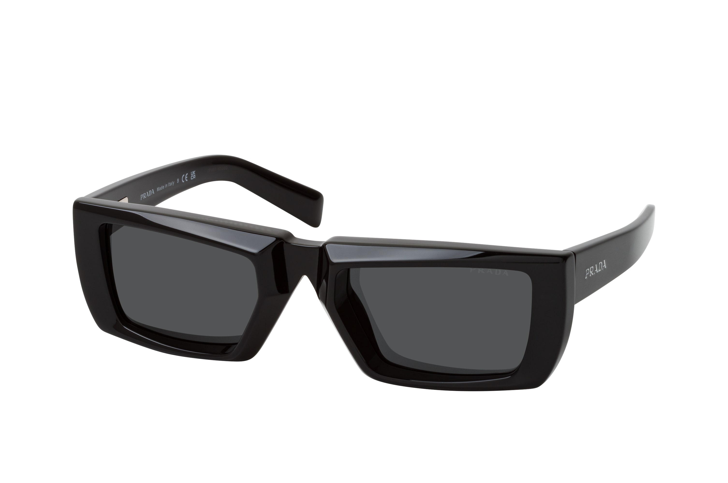 Prada black new arrivals square sunglasses