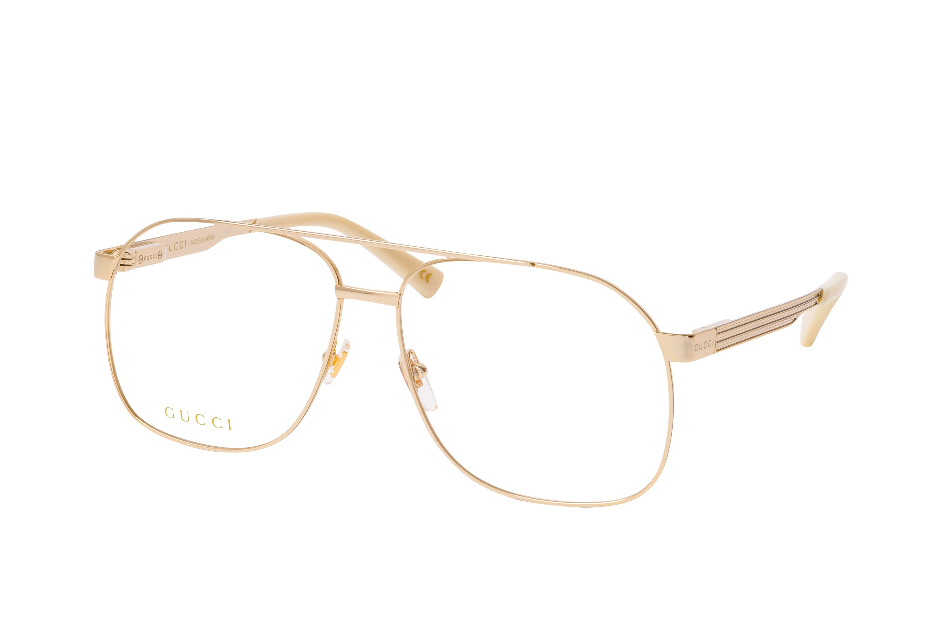 Gucci gold rimmed glasses deals