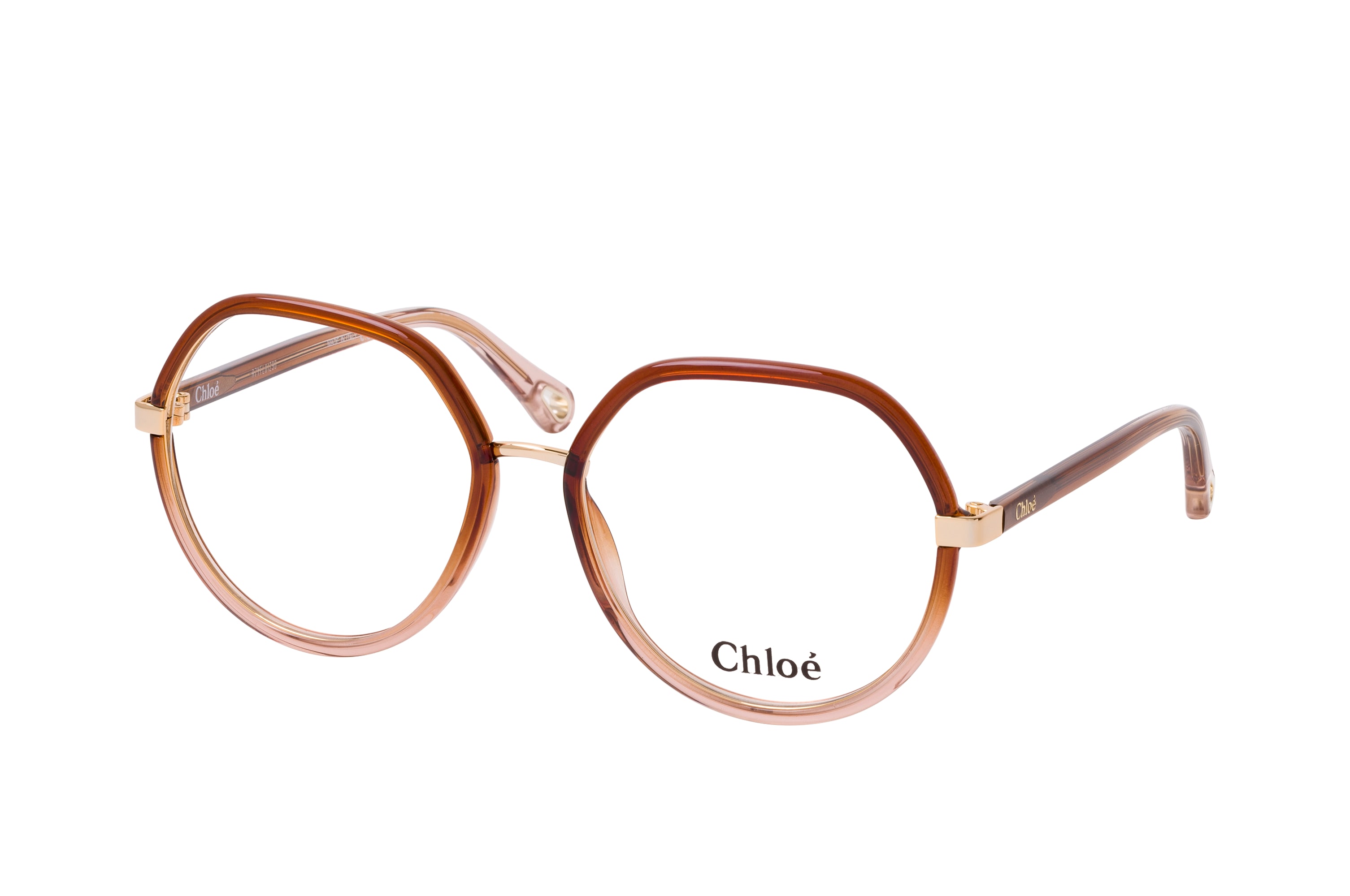 Lunettes De Soleil Chloé CE157S 825 – Monture Or, Verres Gris – Style Cat-eye – Neuf Avec étiquettes