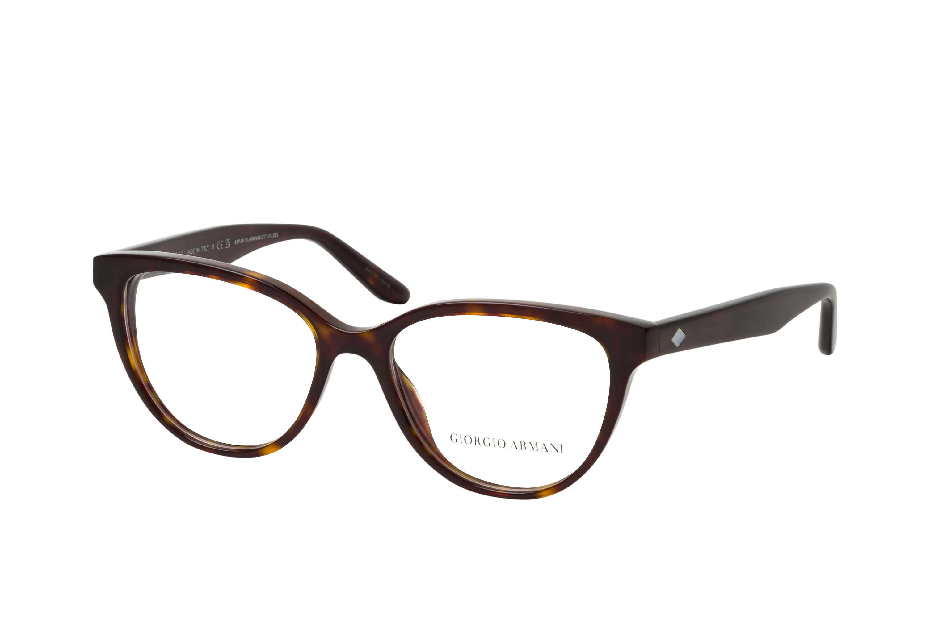 Armani cat eye glasses deals