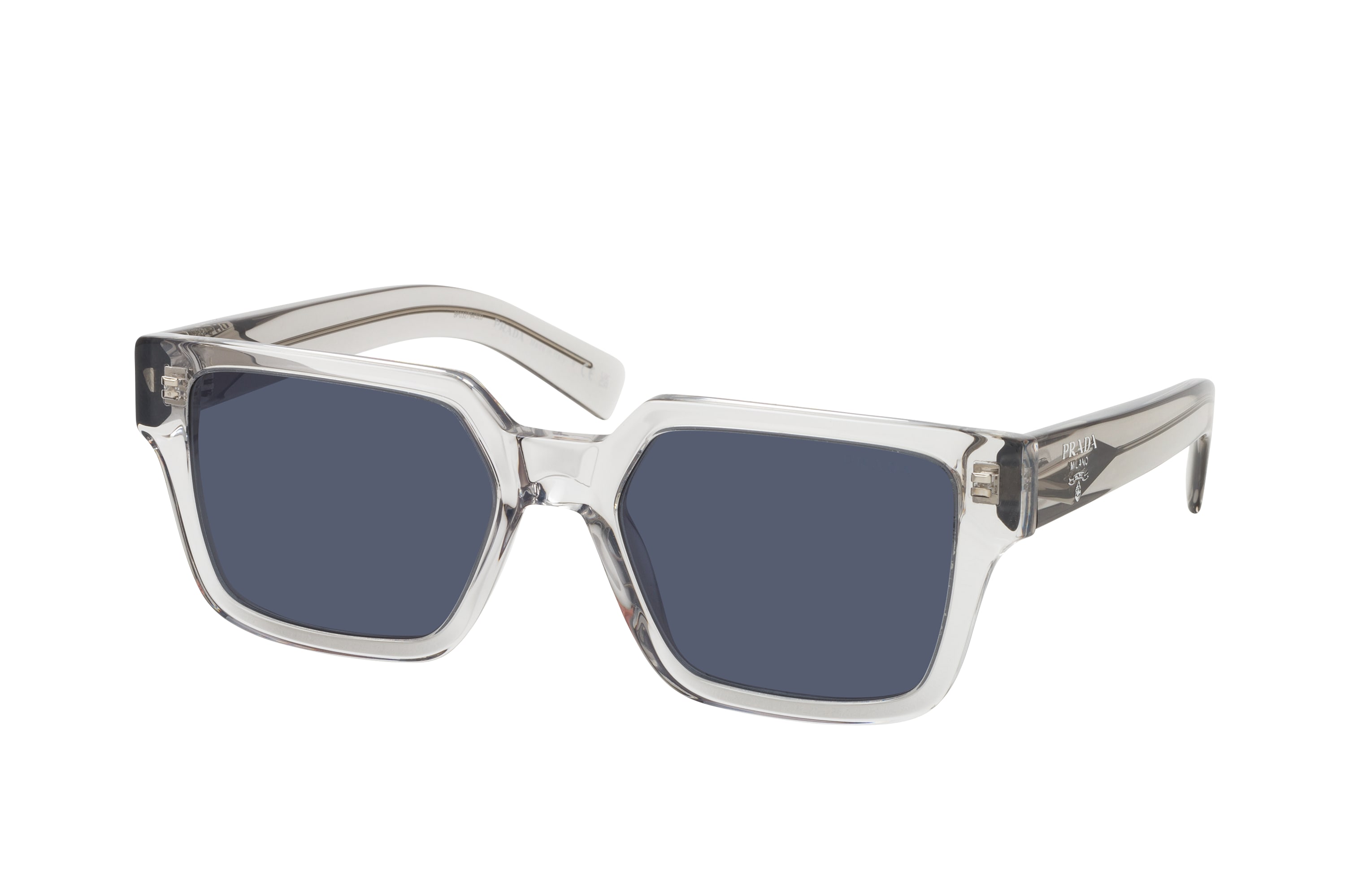 Prada PR03ZS U430A9 TRANSPARENT GREY BLUE napszemüveg