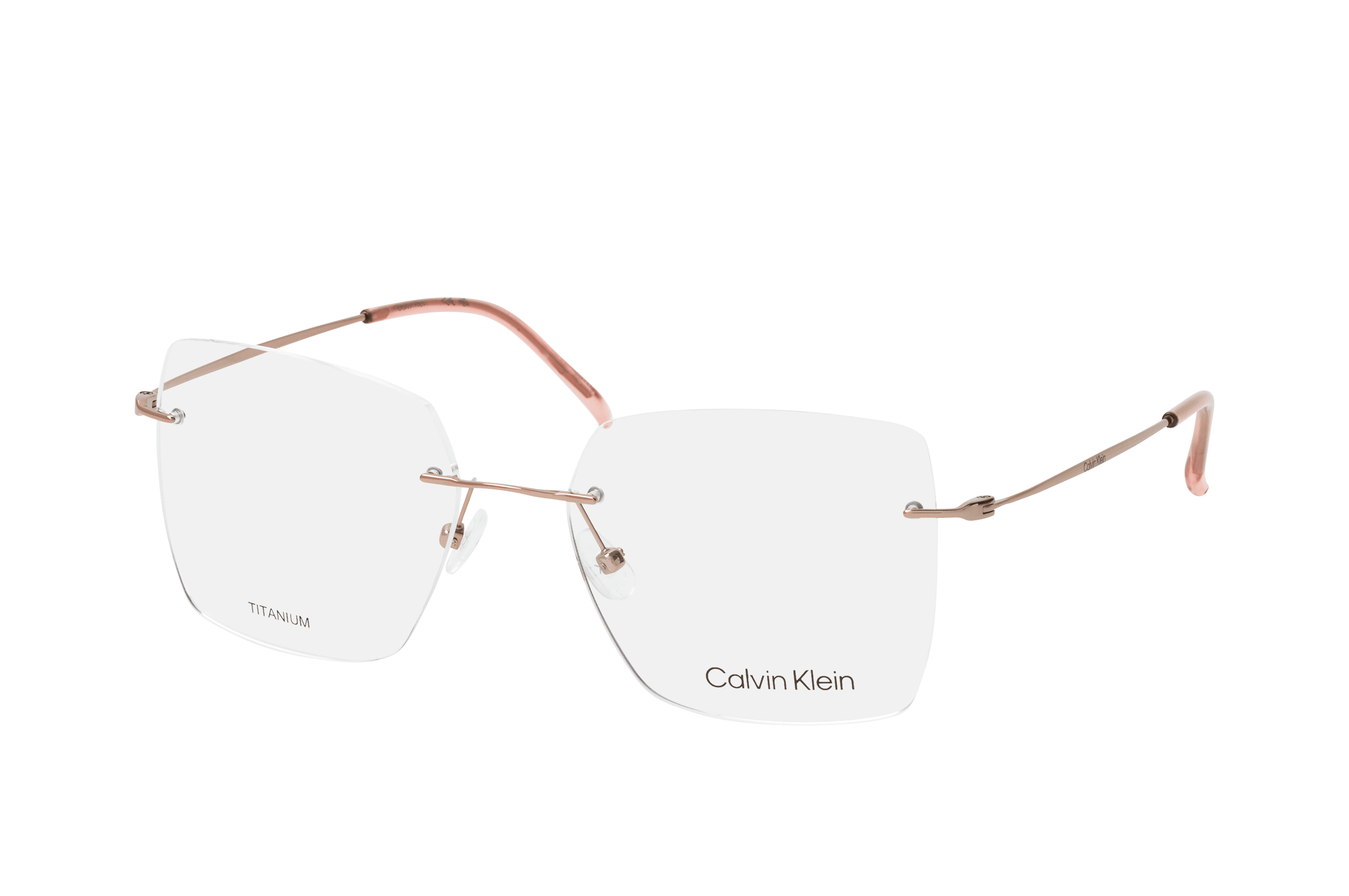 Calvin klein rimless best sale glasses