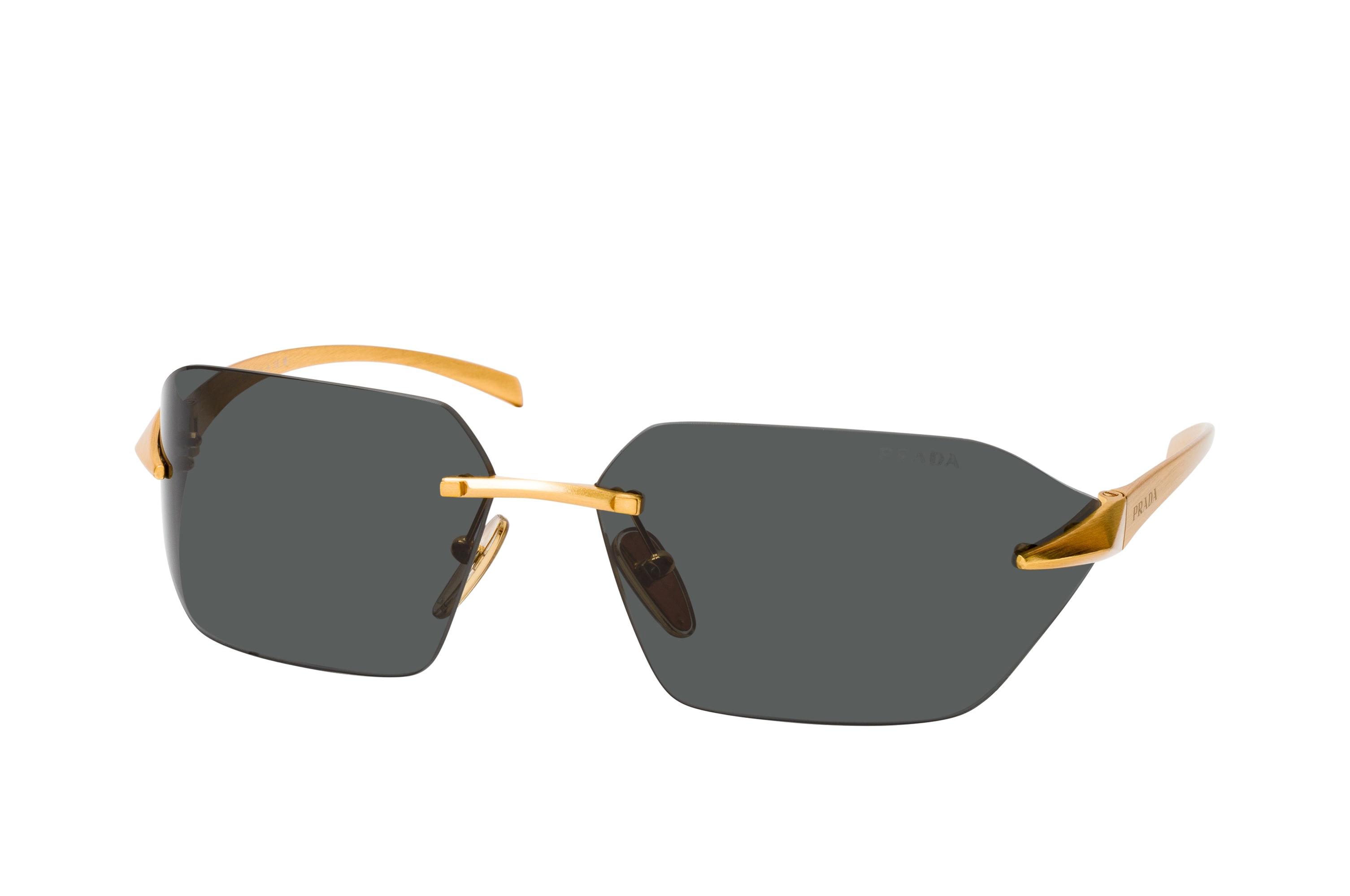 Prada rimless sunglasses discount