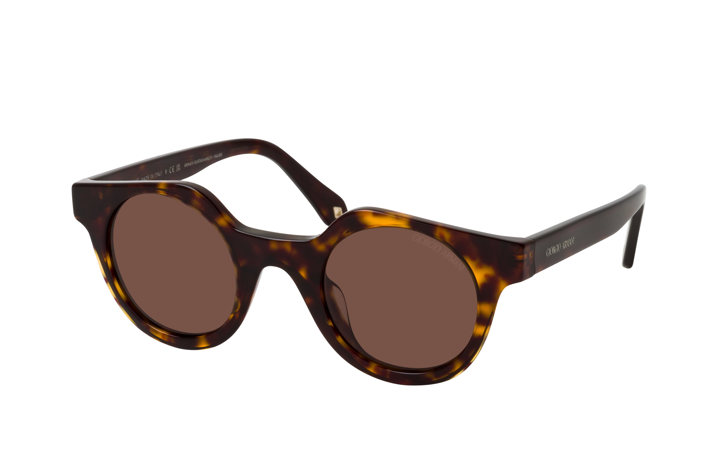 Armani tortoise shell sunglasses sales