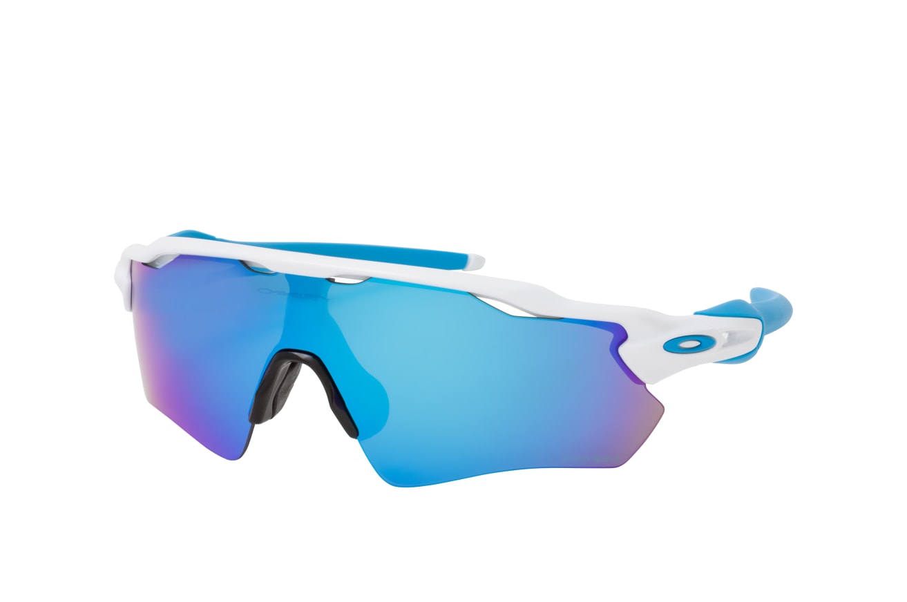 Oakley Radar EV Path Sunglasses Polished White Prizm Snow Sapphire