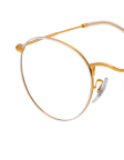 Weiss / Goldfarben