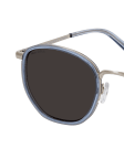 Transparent / Blau