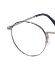 Silber / Blau