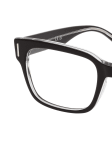 Schwarz / Transparent