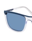 Transparent / Blau