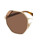 Goldfarben / Braun / Transparent