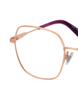 matte rose gold | purple