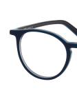 Blau / Transparent / Grau
