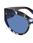 Schwarz / Blau / Transparent