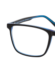 Schwarz / Blau