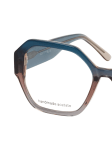 Blau / Braun / Transparent