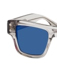 Transparent / Grau