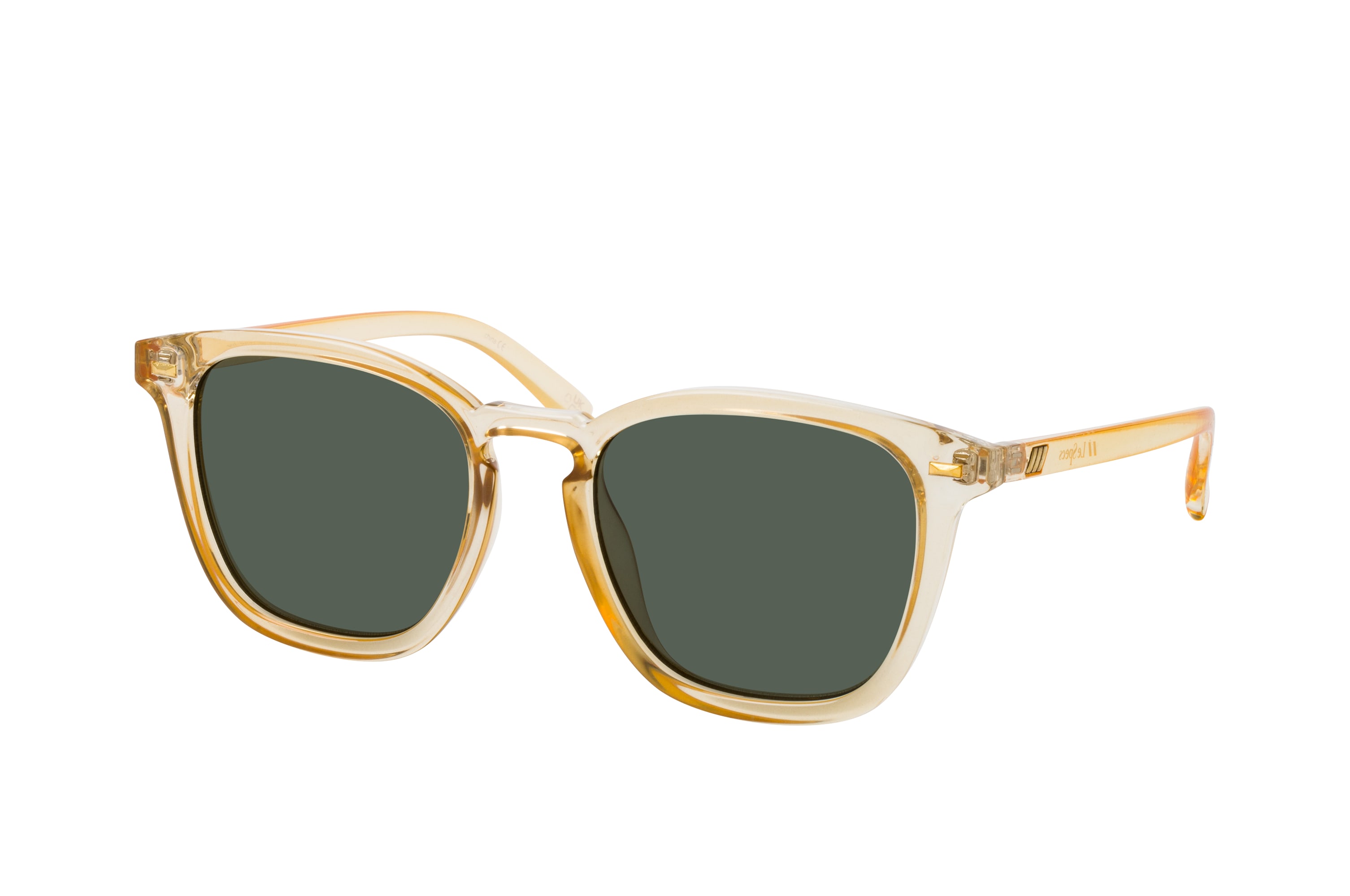 Luxury aviator transparent brown and gold - Goedkope Zonnebrillen Shop