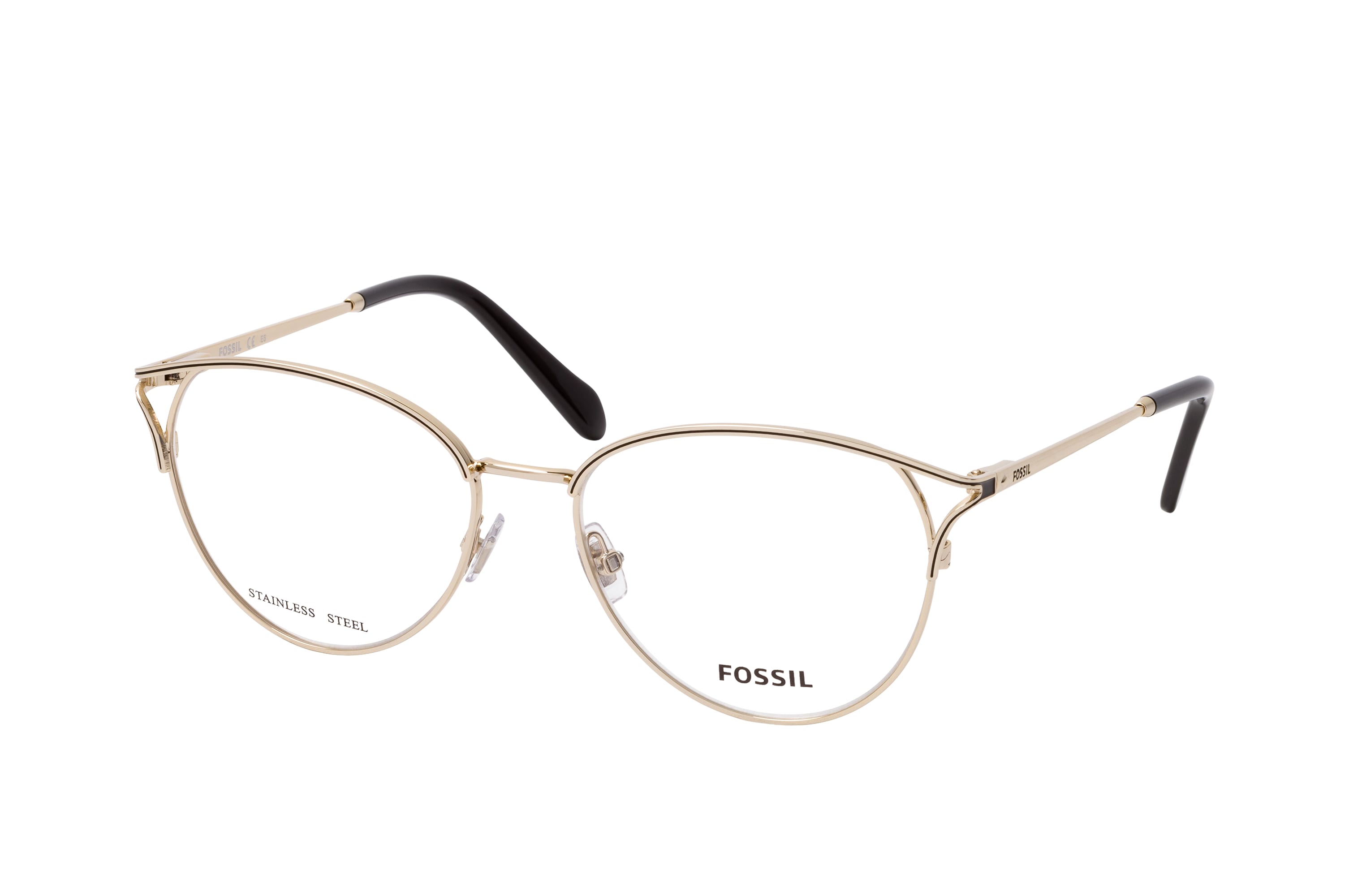 Lunettes De Soleil Fossil Quake Modèle Ms3815060 - Style Aviateur, Monture Noire, Neuves étiquetées