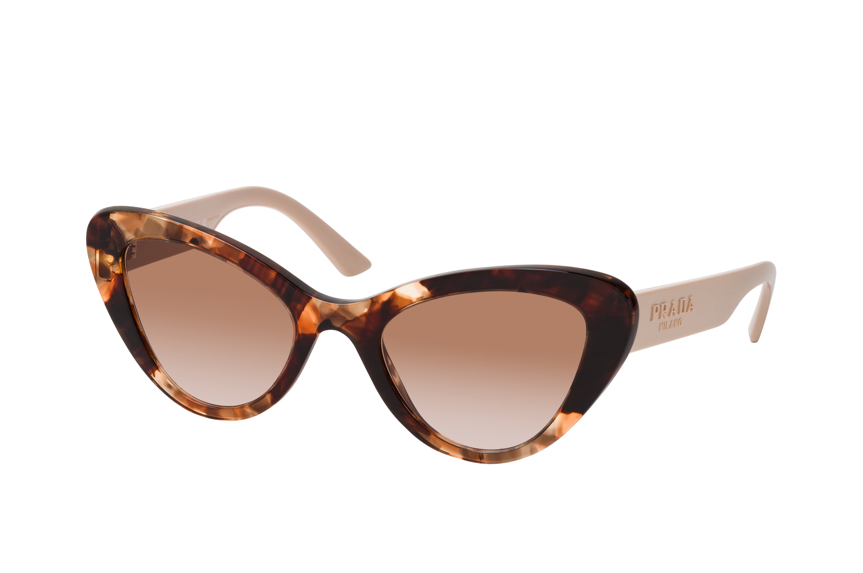 Prada tortoise cat eye sunglasses best sale