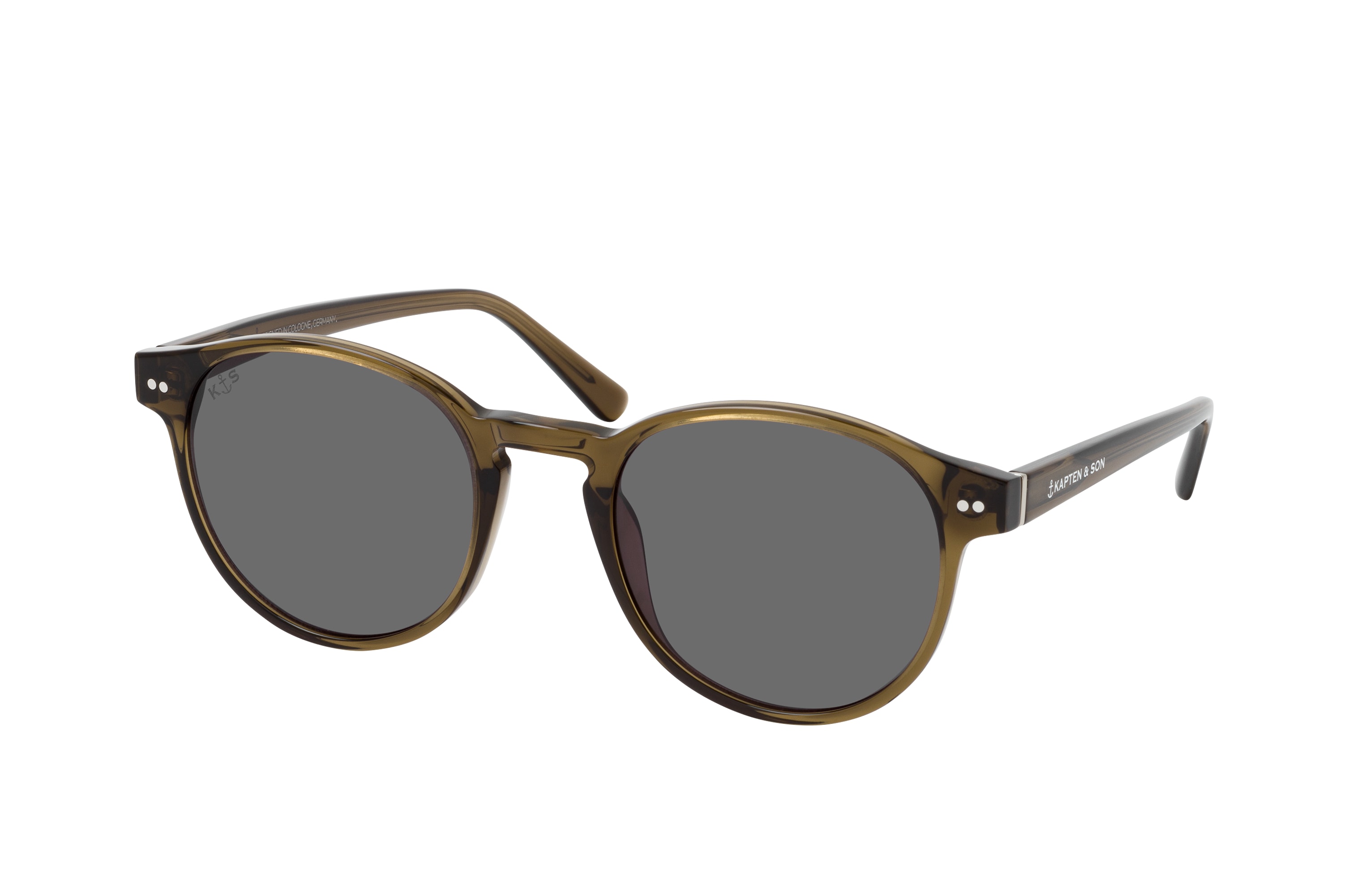 Kapten & Son Marais Sun Transparent Olive Sonnenbrille kaufen