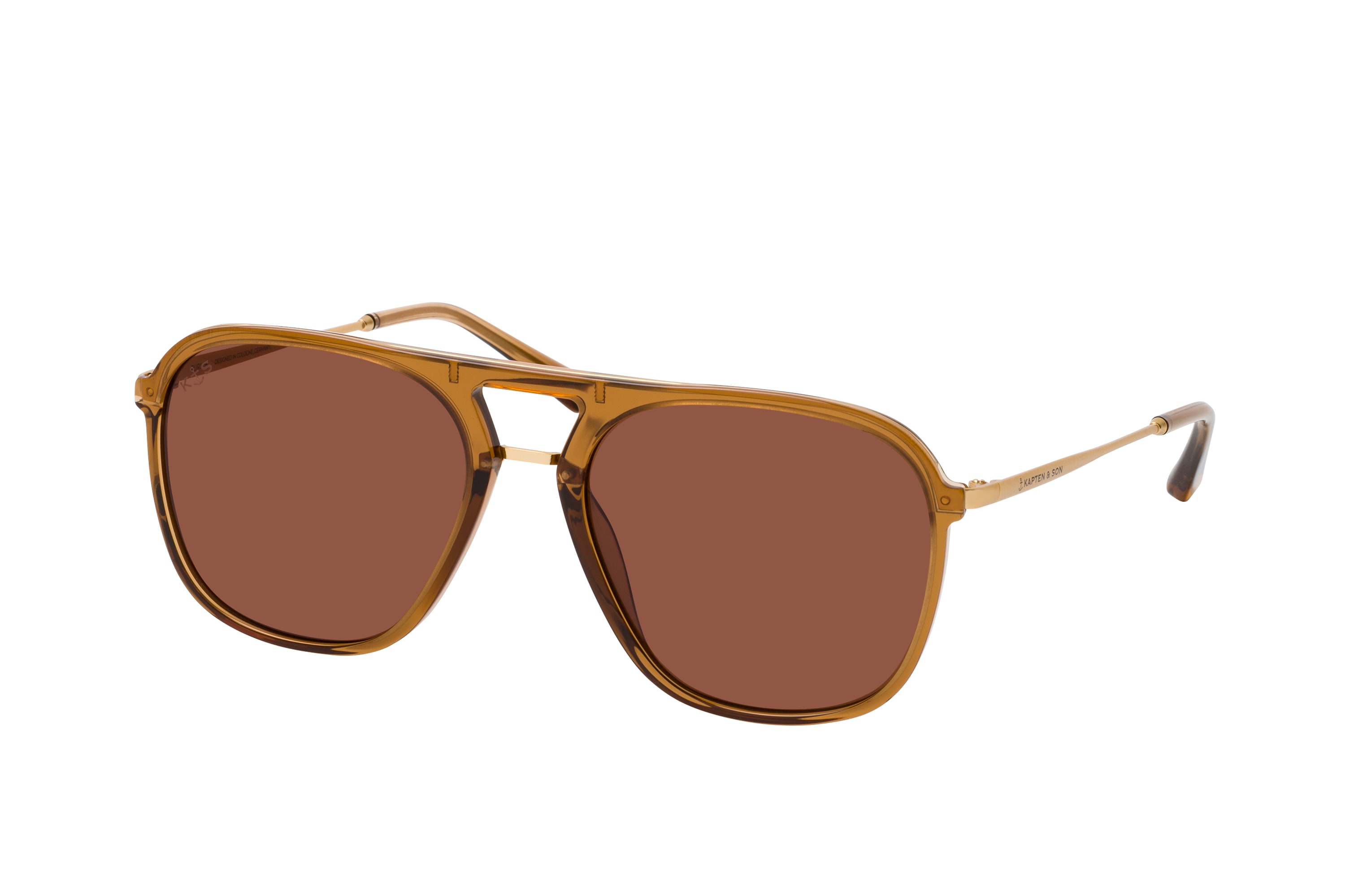 Buy Kapten & Son Zurich Sun Transparent Caramel Sunglasses