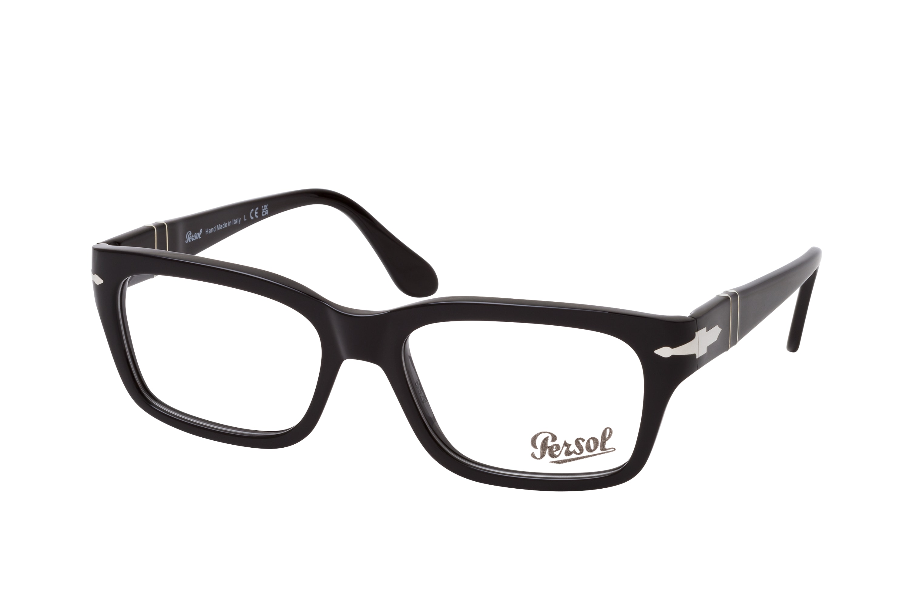 Persol black glasses clearance