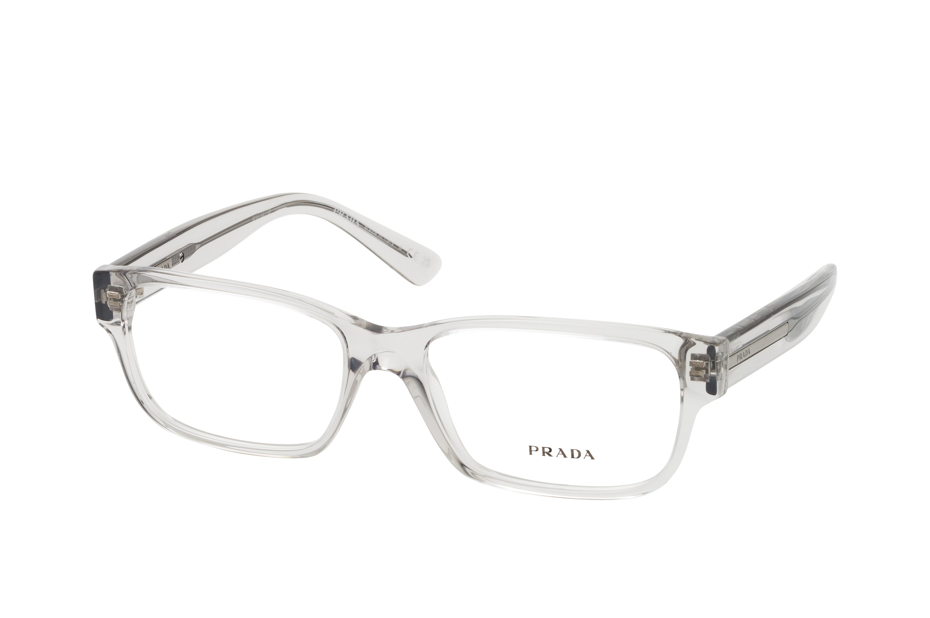 Prada clear eyeglasses best sale