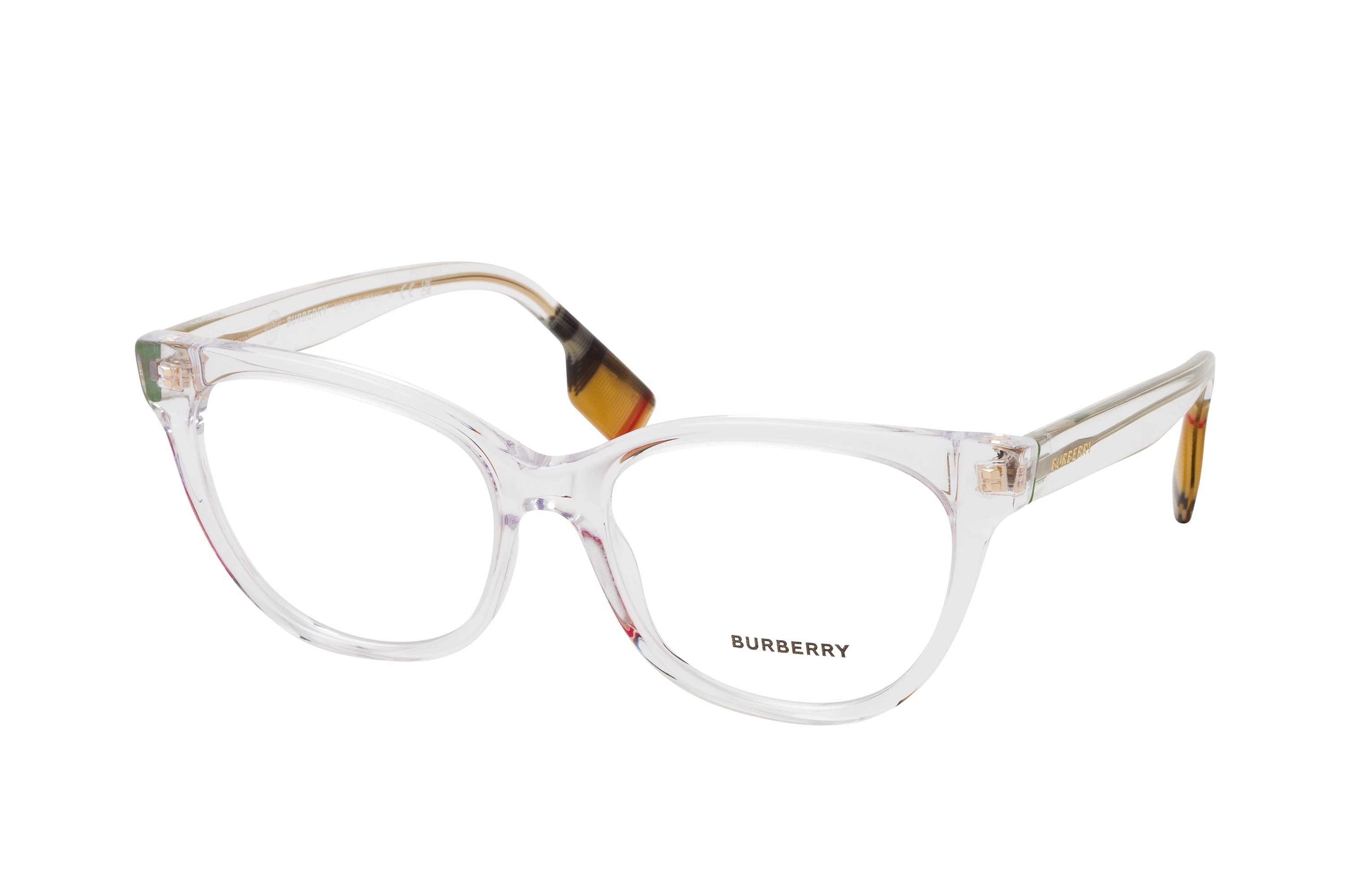 Burberry glasses clear best sale