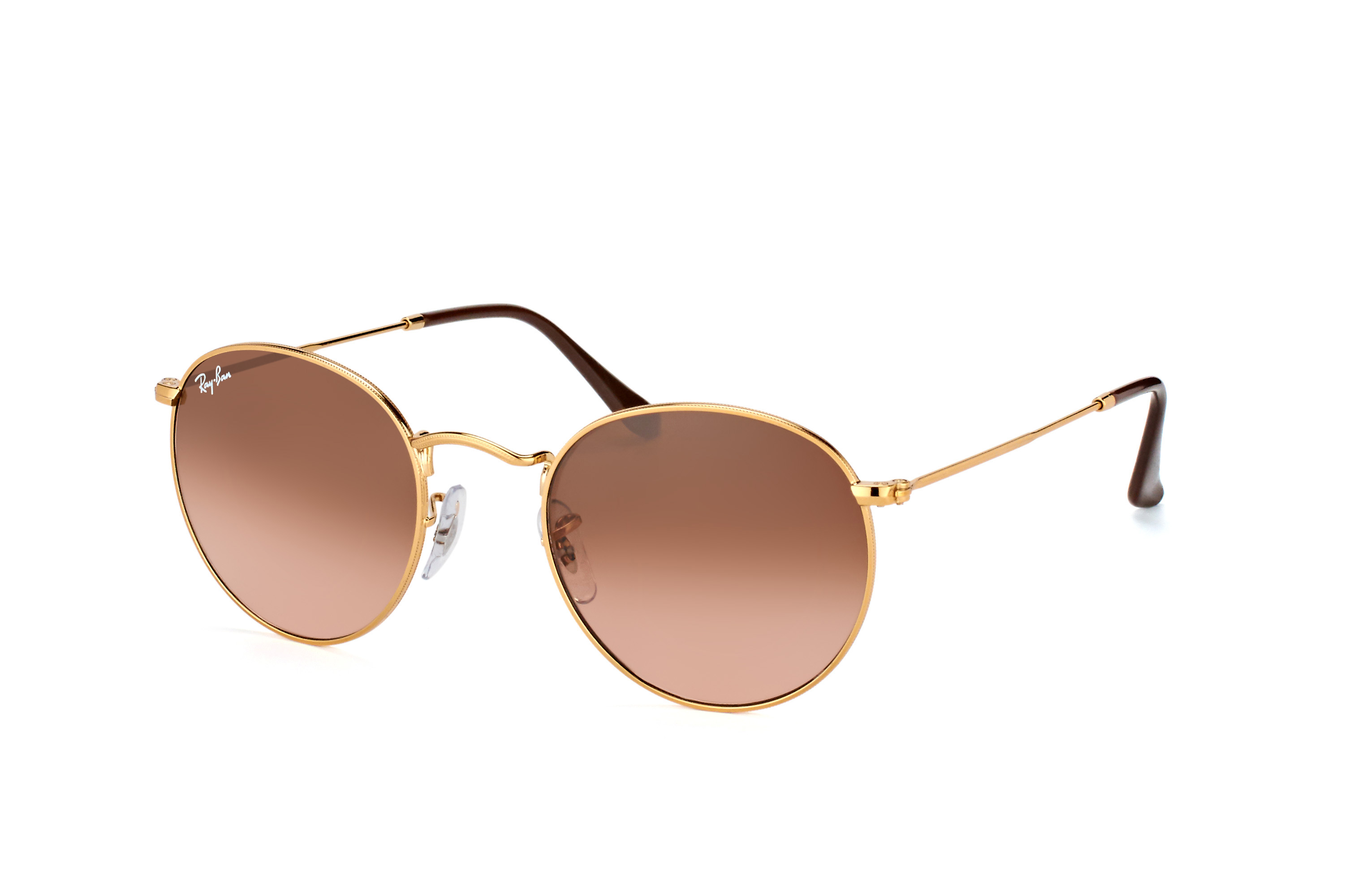 Rose gold shop round ray bans