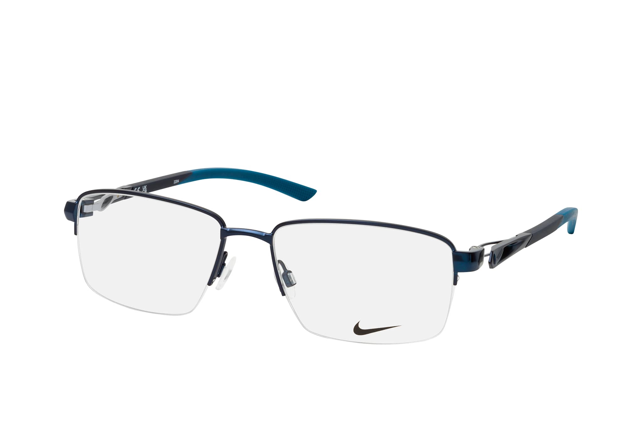 Nike 8141 410 Rechteckige Brille, Herren
