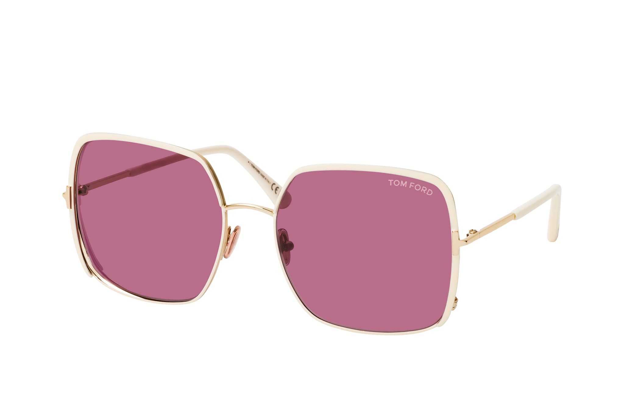 Tom Ford FT1006 32Y Raphaela Guld Solglasögon dam – bild 3