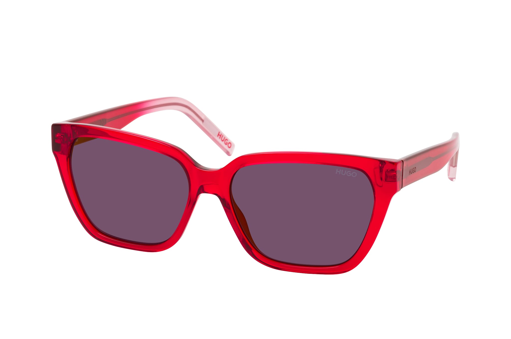 Hugo Red-acetate sunglasses with degradé temples solglasögon dam – bild 4