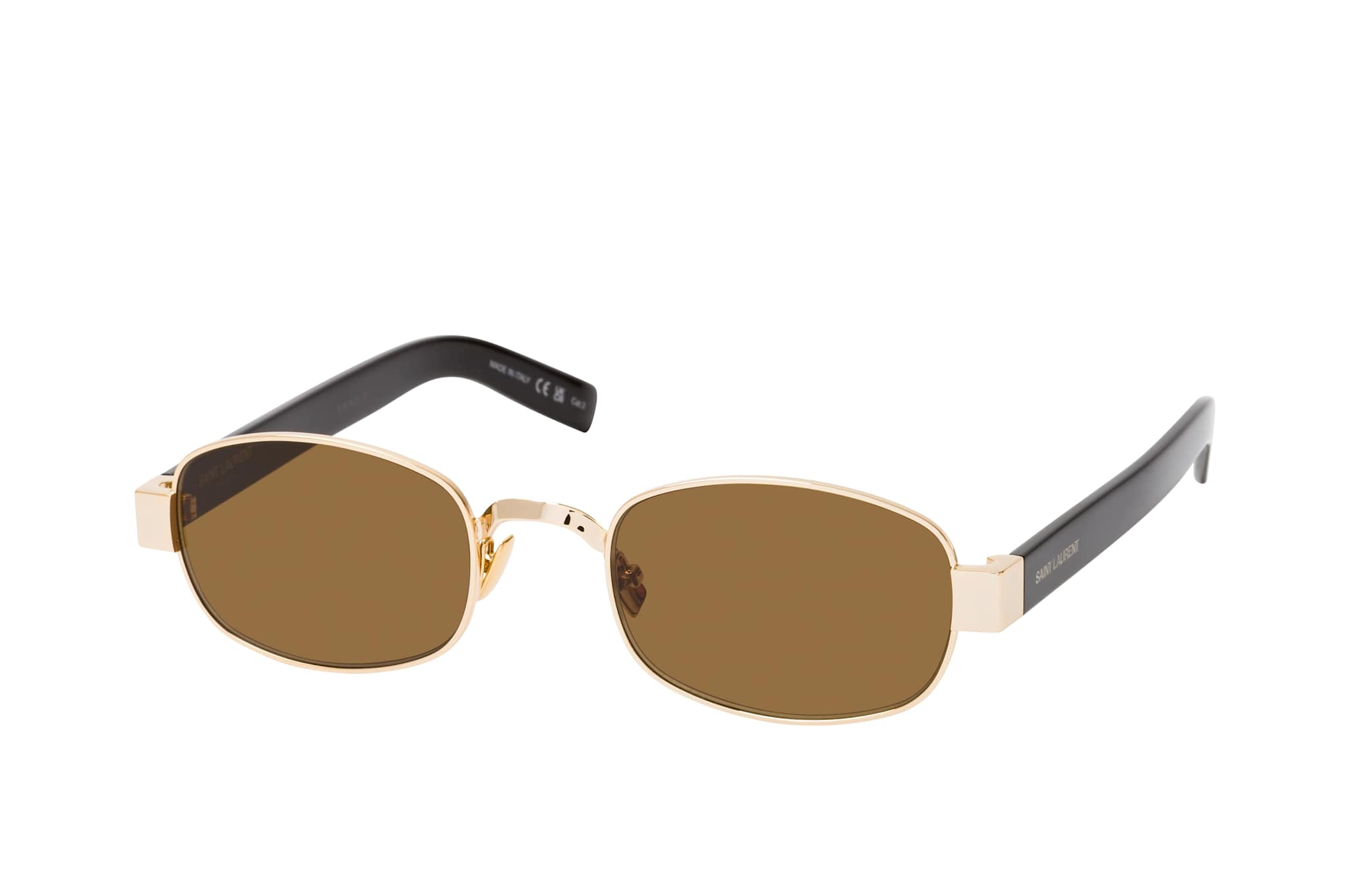 Saint Laurent solglasögon Guld/Brown herr – bild 3