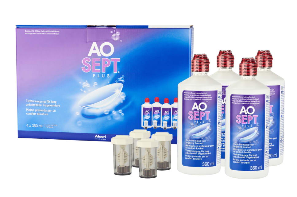  Aosept Plus Economy Pack front view