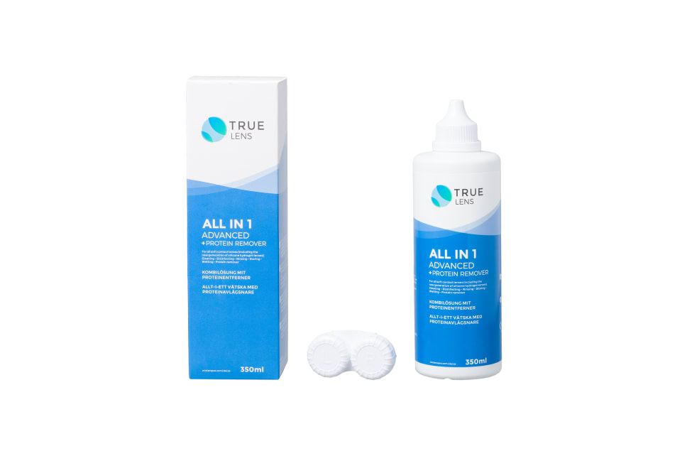 TrueLens All in 1 Advanced  Protein 350ml frontvisning