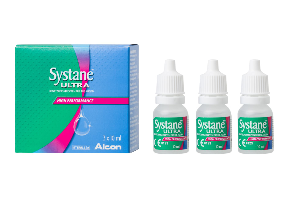  Systane Ultra 3 x 10ml Frontansicht