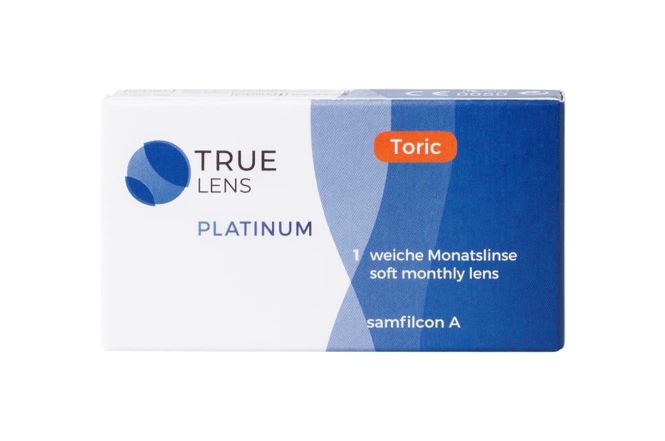 TrueLens Platinum Monthly Toric Prøvelinser